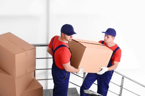 Boxes and furniture prepared for a transparent Holborn Storage quote