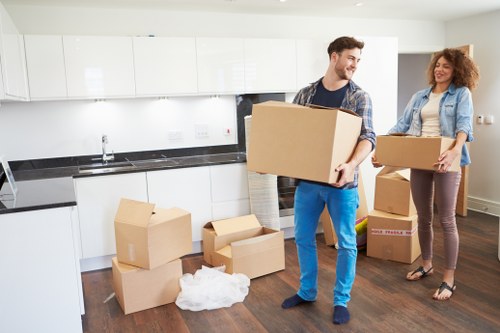 Compact living space with smart storage ideas in Holborn