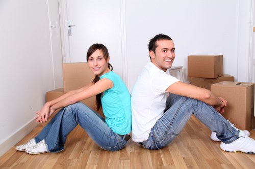 Efficient small removals service in Holborn with packed boxes
