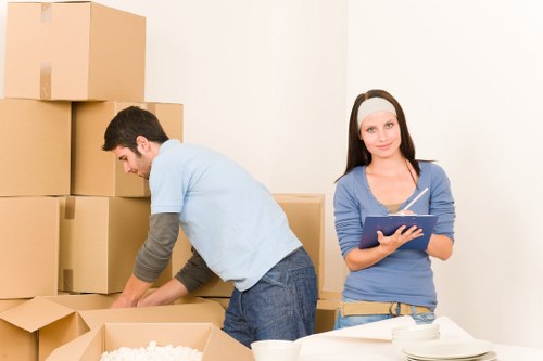 Safe manual handling practices in a busy storage environment