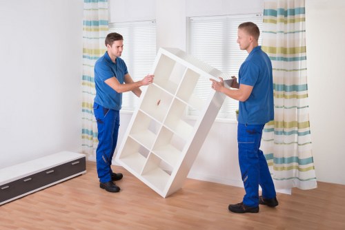 Compact filing and shelving storage in a central London office